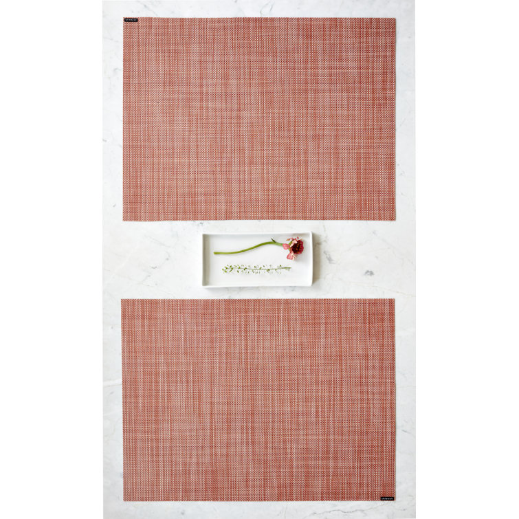 Chilewich Easy Care Mini Basketweave Rectangular Placemat Birch Lane